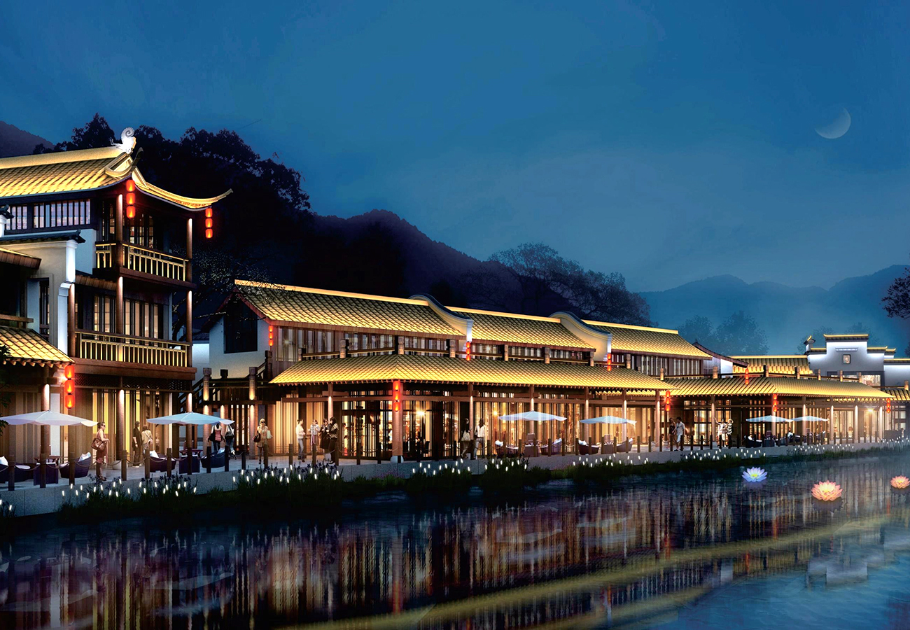商業(yè)街區(qū)照明 夜景亮化工程